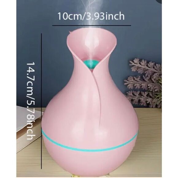 YAIAWISU USB Ultrasonic Air Humidifier with Essential Oil Diffuser, 7 Color LED - Picture 5 of 5